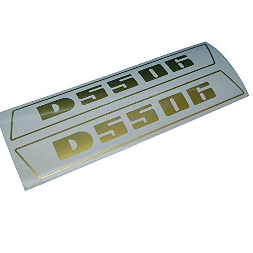 DEUTZ D5506 Schriftzug Aufkleber in Gold, Sticker/Beschriftung, zum Oldtimer Restaurieren von Lack & Verkleidung. Schlepper Emblem Alternative von Fdonlinehandel