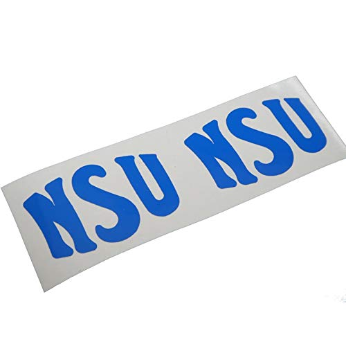 NSU Schriftzug, Sticker, Tank Schriftzug Deko, zum Oldtimer Restaurieren von Lack & Verkleidung. Motorrad Emblem Alternative von Fdonlinehandel