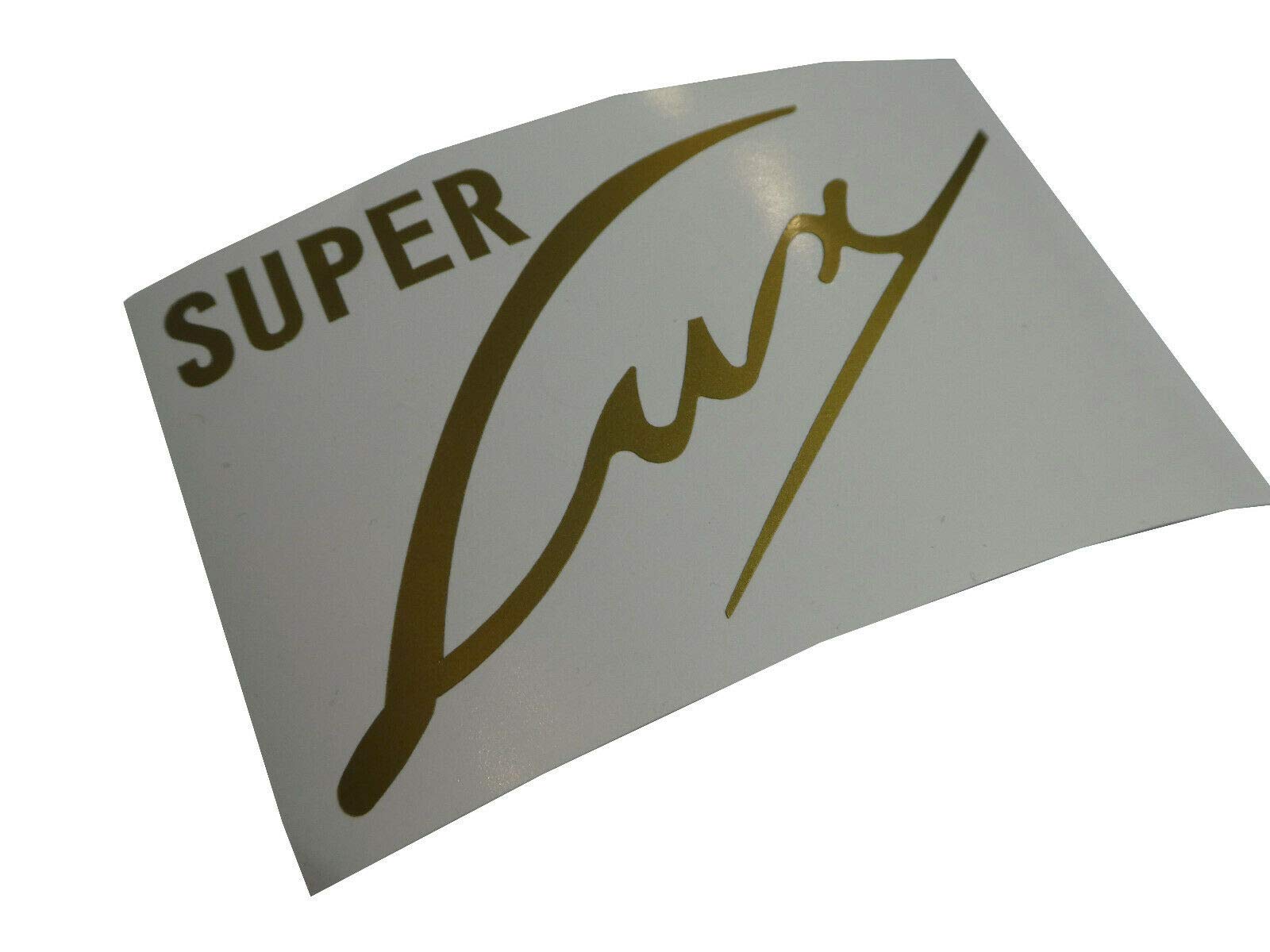 NSU Super LUX Schriftzug, Sticker, Tank Schriftzug Deko, zum Oldtimer Restaurieren von Lack & Verkleidung. Motorrad Emblem Alternative von Fdonlinehandel