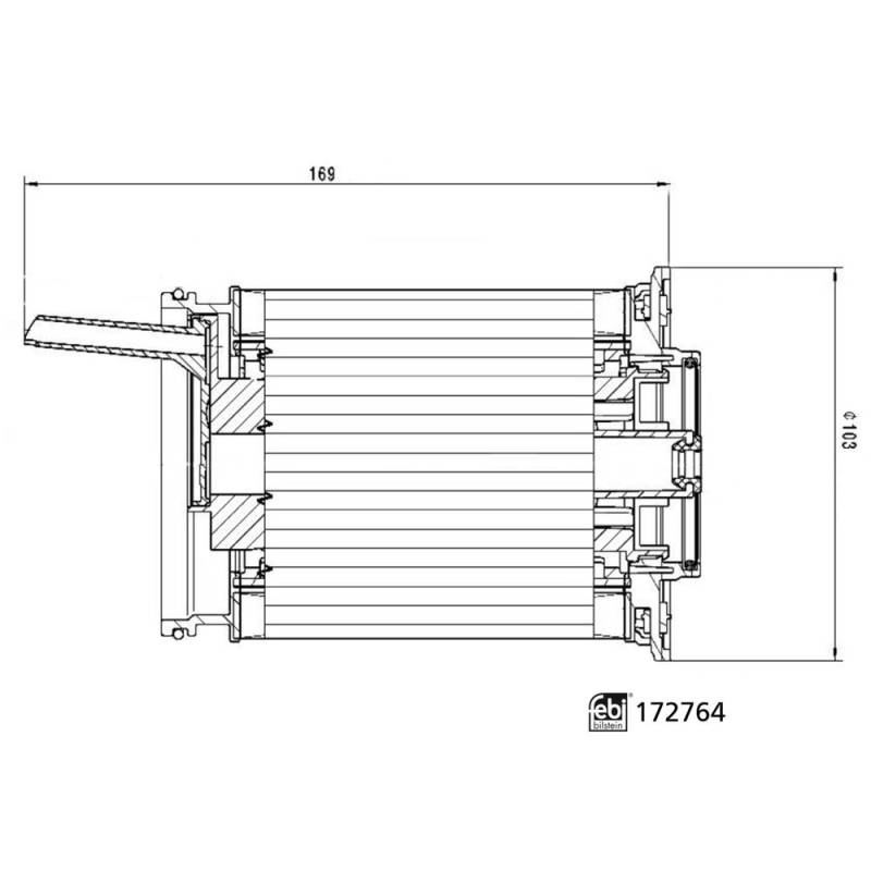 Kraftstofffilter Febi Bilstein 172764 von Febi Bilstein