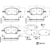 Bremsbelagsatz FEBI BILSTEIN 183716 von Febi