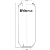 Federbalg, Luftfederung FEBI BILSTEIN 107303 von Febi