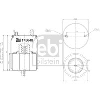 Federbalg, Luftfederung FEBI BILSTEIN 175648 von Febi