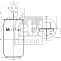 Federbalg, Luftfederung FEBI BILSTEIN 177163 von Febi