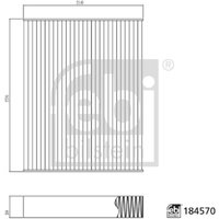 Innenraumfilter FEBI BILSTEIN 184570 von Febi