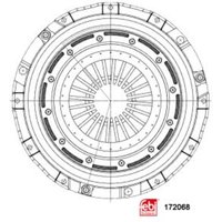 Kupplungsdruckplatte FEBI BILSTEIN 172068 von Febi