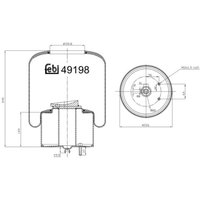 Luftfederbalg FEBI BILSTEIN 49198 von Febi