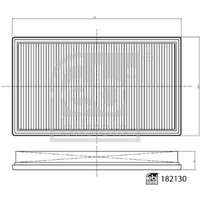 Luftfilter FEBI BILSTEIN 182130 von Febi