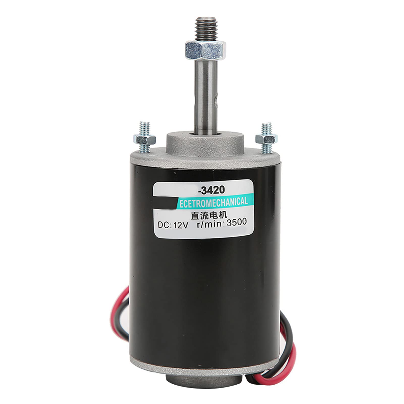 DC Motor Permanent Magnet Hochgeschwindigkeit niedriger Geräusch Mini gebürstete Elektromotoren für 错误 -Generatoren Süßigkeiten Zahnseide Maschine (12v3500 rev) von Febuliy