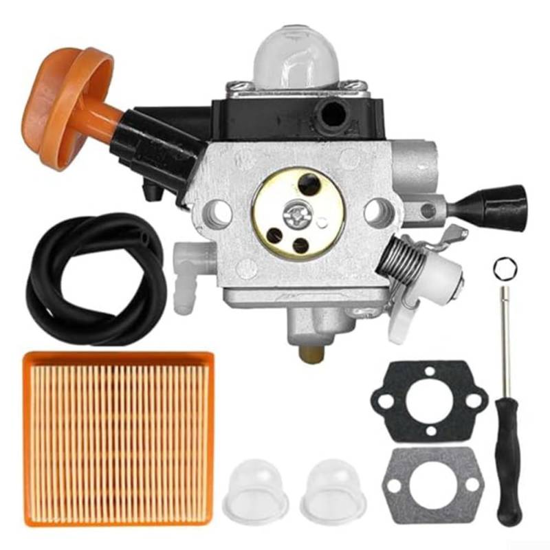 Feegow FS91 Vergaser-Kit Ersatz für HT102 HT103 Modelle, Freischneider Motor Vergaser Kit für Kombi-Motoren KM91R und KM111R von Feegow