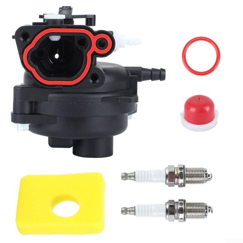 Rasenmäher Vergaser, zuverlässiges Vergaser-Kit für B&S 300e 450e 500e 550e 575e 600e Motor, 799583 591109 Rasenmäher Ersatzteile von Feegow