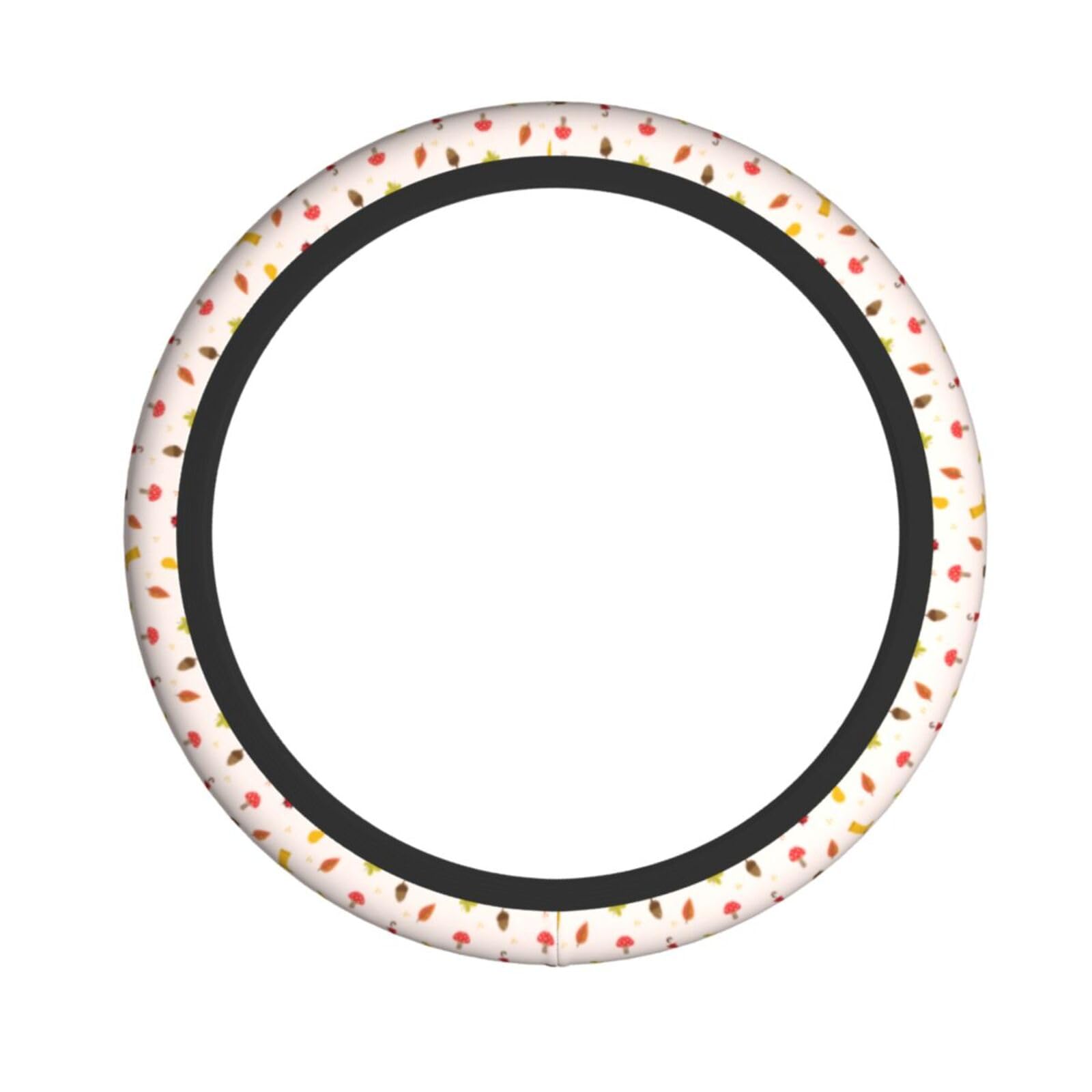 Elastischer Lenkradbezug, kostenloser Herbst-Muster-Vektor-Lenkradbezug von Feehsp