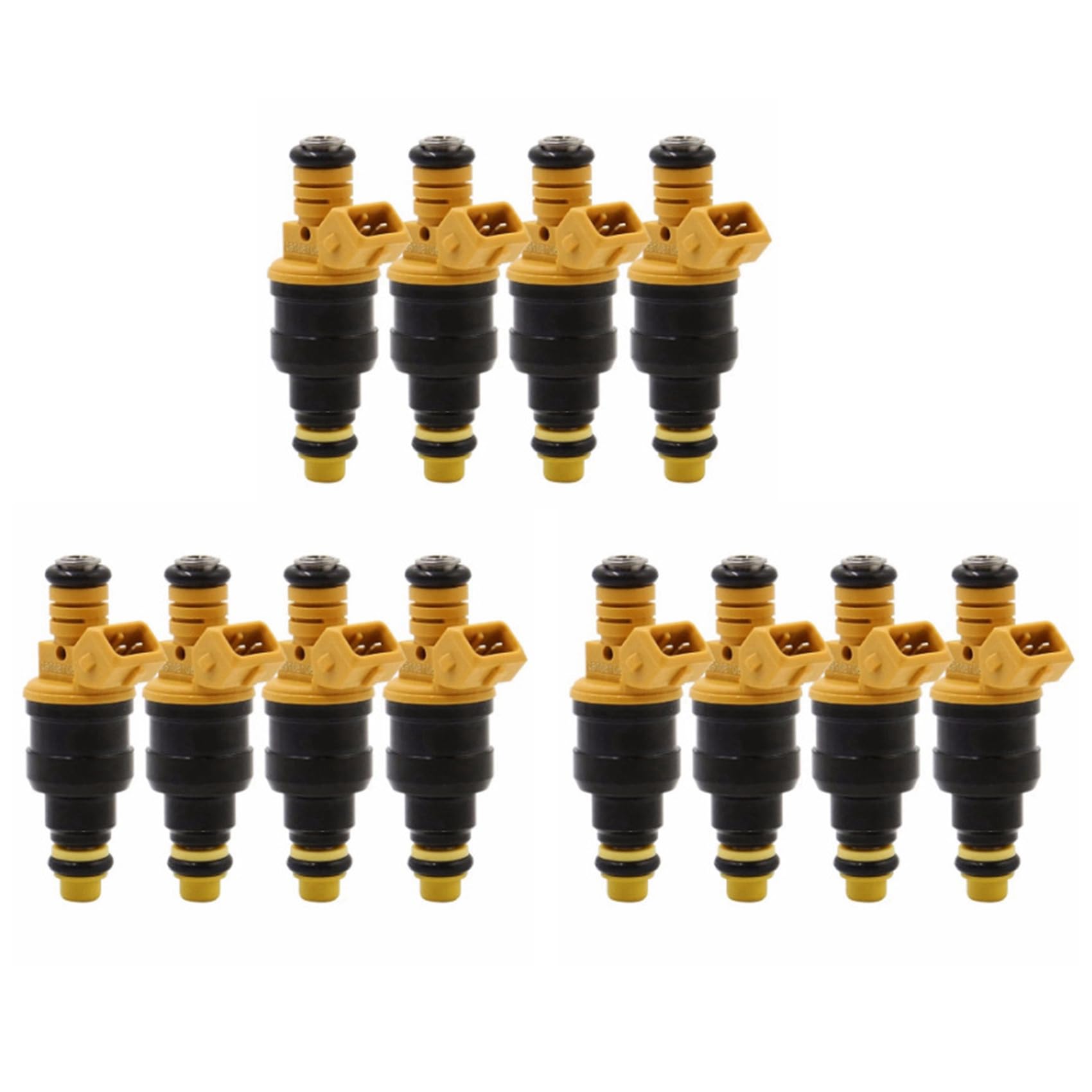 Fegtrtyoa 12 STÜCK Auto Kraftstoff Einspritz DüSen Set 0280150762 Passend für 405 505 240 244 245 740 780 940 1.9L 2.2L 2.3L von Fegtrtyoa