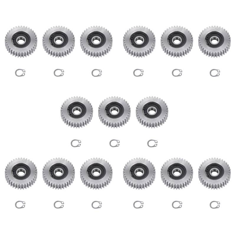 Fegtrtyoa 15 StüCke Getriebe Durchmesser: 38 mm 36 Zahn StäRke: 12 mm Fahrzeug Stahl Getriebe von Fegtrtyoa