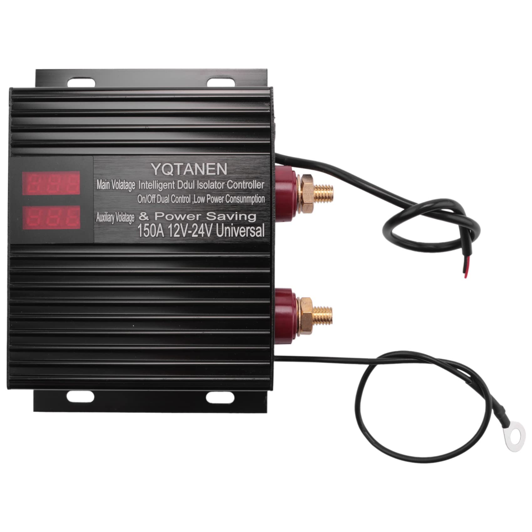 Fegtrtyoa 150 Ampere Dual Batterie Smart Isolator Universelles Spannungs Empfindliches 12V / 24V Relais für ATV, UTV, RV, Truck von Fegtrtyoa