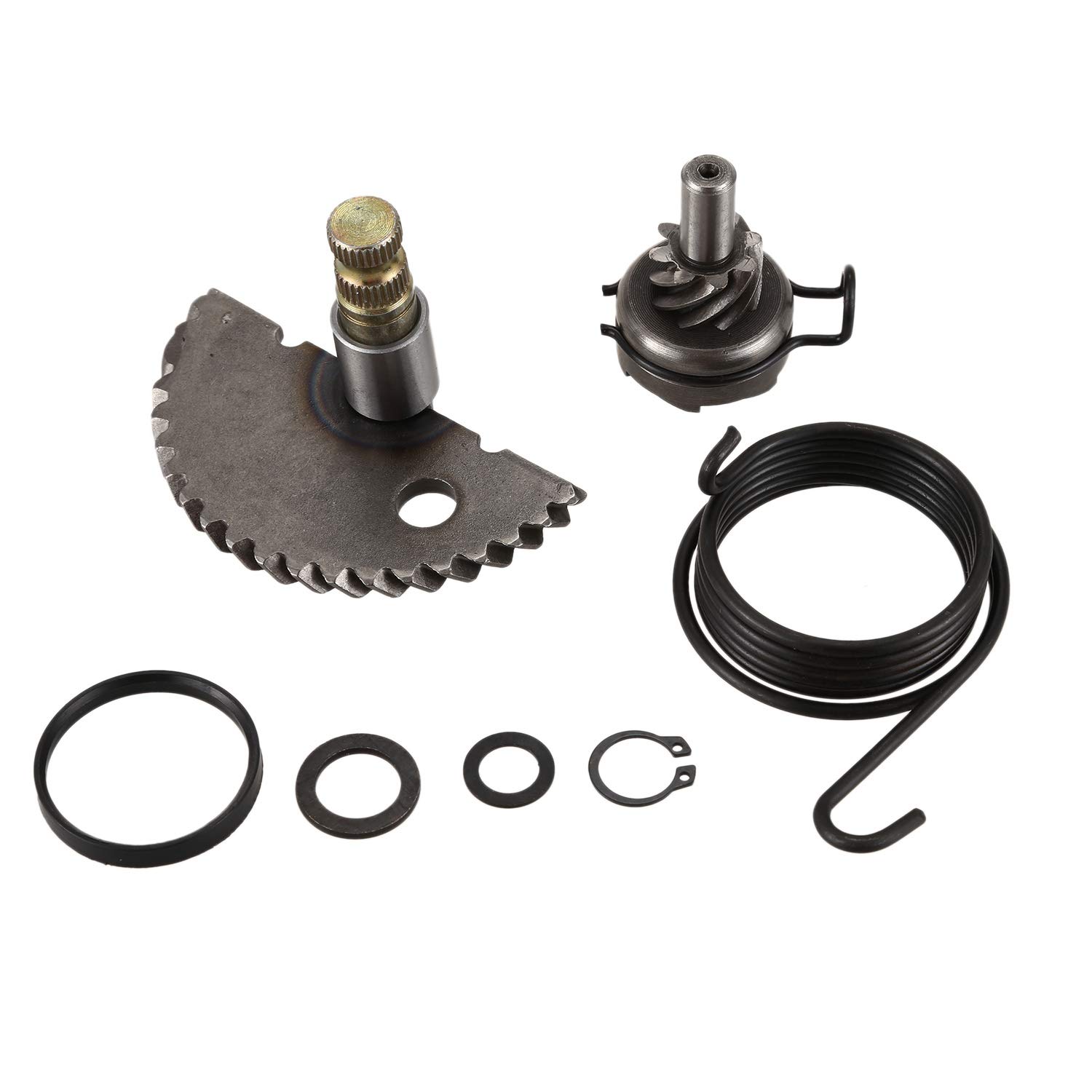 Fegtrtyoa 1P39Qmb Kick Start Gear Kit Kits Mit Scheibe Für Gy6 50Cc 60Cc 80Cc 139Qmb Roller Moped von Fegtrtyoa