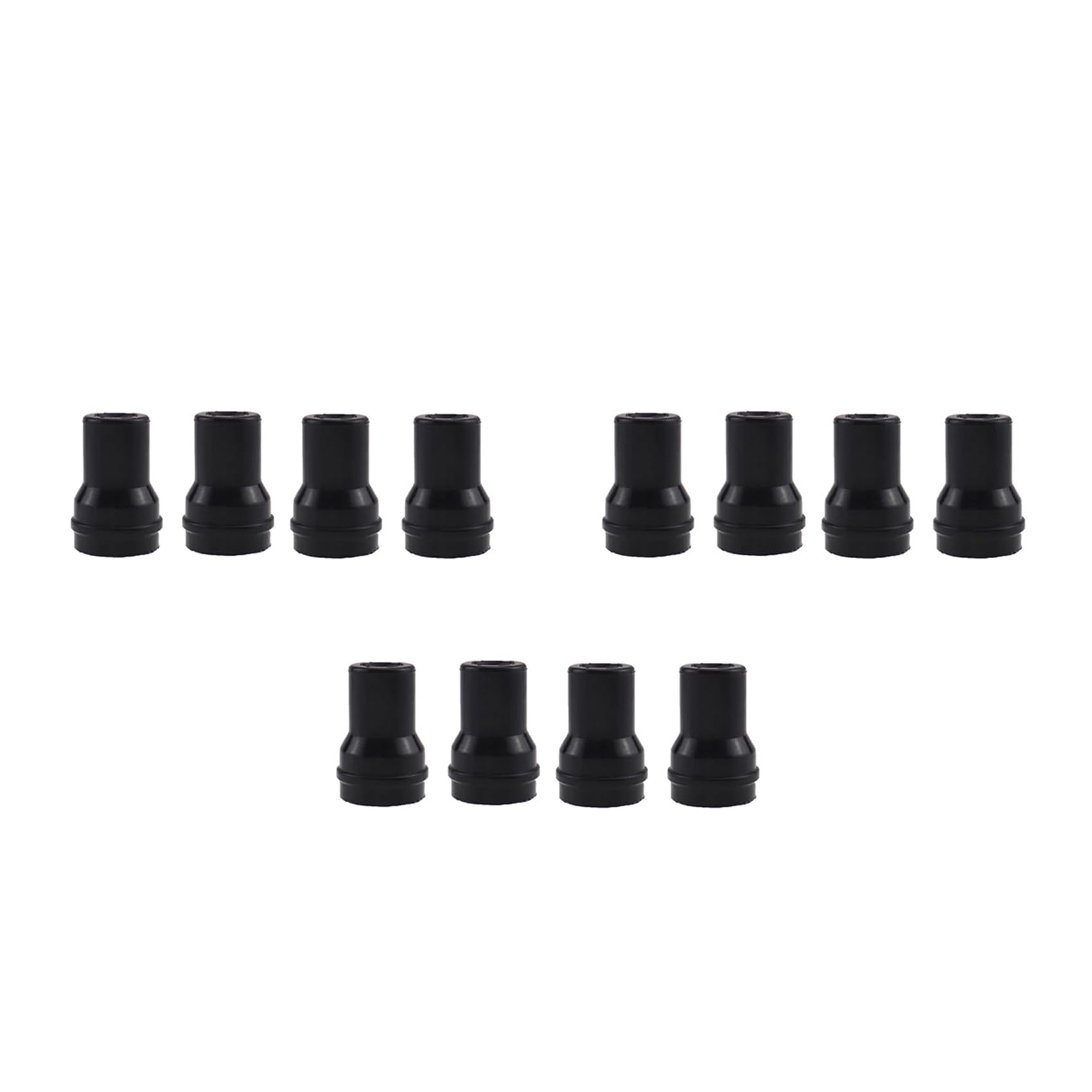 Fegtrtyoa 27301-2B010 12 Teile/Set Zündkerzenstecker Stecker Zündspule Gummi für Soul für Accent Avante von Fegtrtyoa