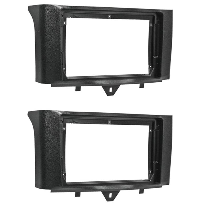 Fegtrtyoa 2X 2 Din Auto Radio Fascia für 2011-2015 DVD Stereo Rahmen Platte Adapter Armaturenbrett Einbau Blende von Fegtrtyoa