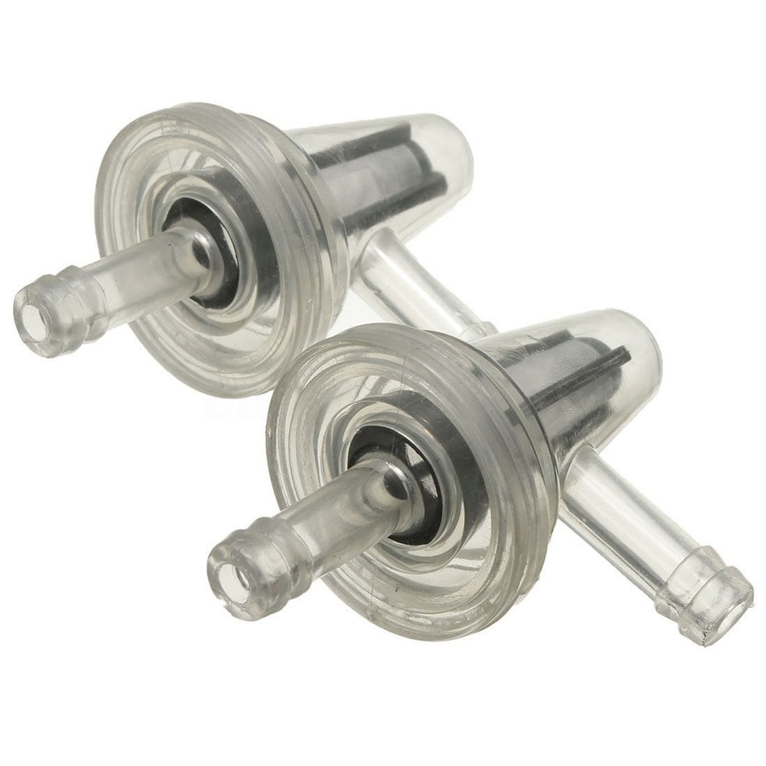 Fegtrtyoa 2X Motorrad Snowmobile Clear Inline Gas RECHTE KRAFTSTOFFFILTER 1/4 6 / 7MM Bike von Fegtrtyoa