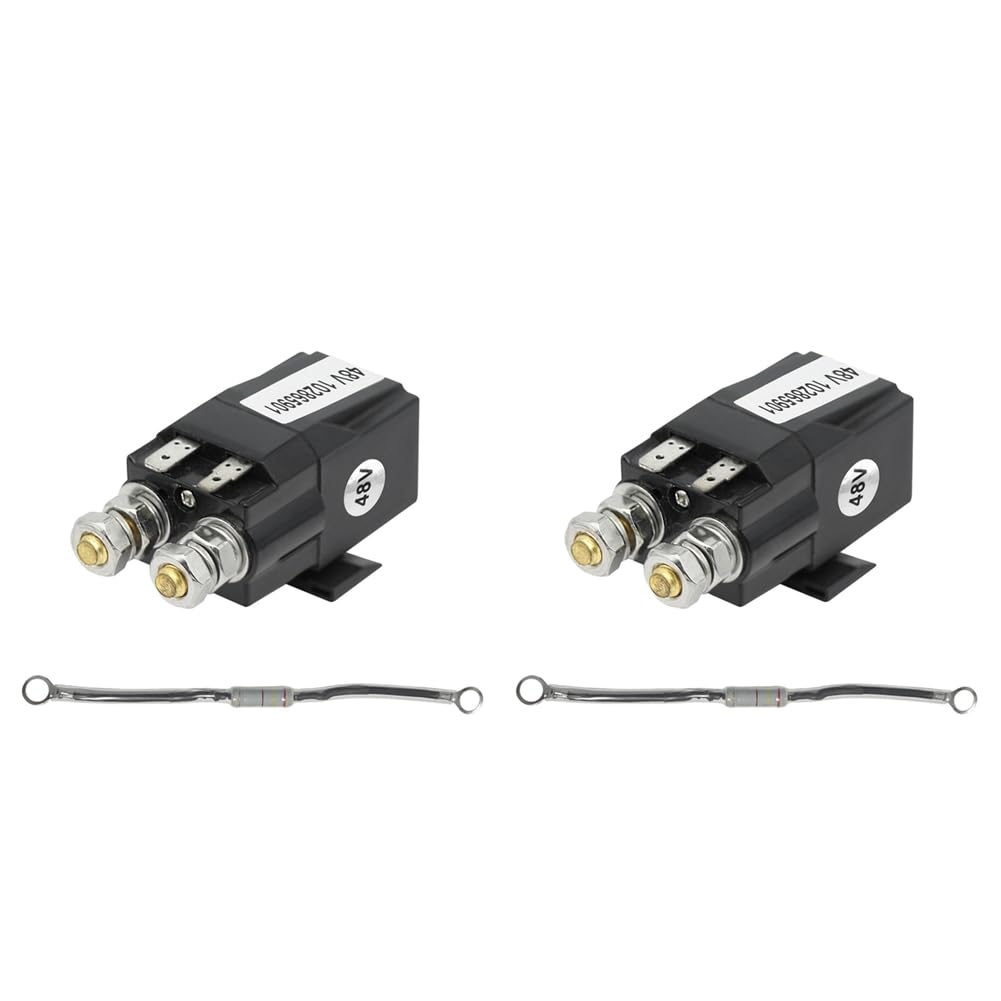 Fegtrtyoa 2X Relais Widerstand für Club Car Golf Cart 48 Volt Solenoid & Vorgänger 102865901 1014947 von Fegtrtyoa