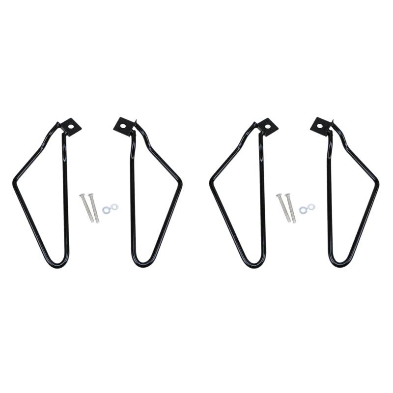 Fegtrtyoa 4Pcs Motorrad Schwarz Sattel Tasche Support Rod Halterung für XL 883 1200 Tasche Halterung von Fegtrtyoa