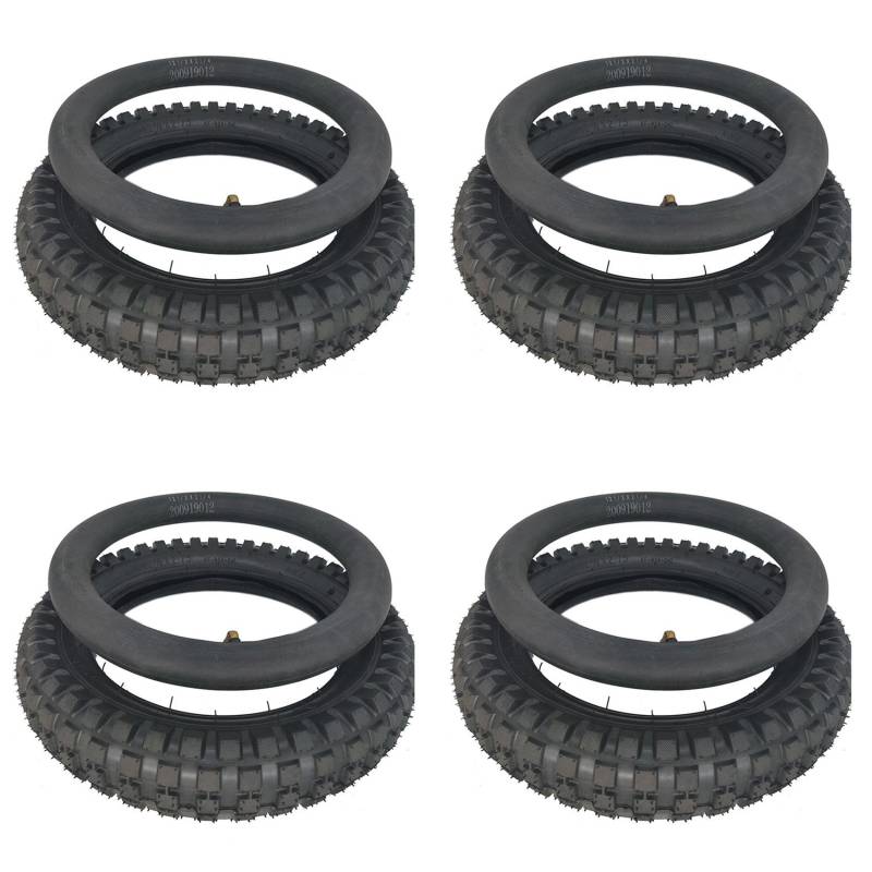 Fegtrtyoa 4Stück 12 1/2 X 2,75 Reifen 12,5 X2,75 Reifen für 49Cc Motorrad Mini Dirt Bike Reifen Mx350 Mx400 Roller (Innen- und AußEnreifen) von Fegtrtyoa