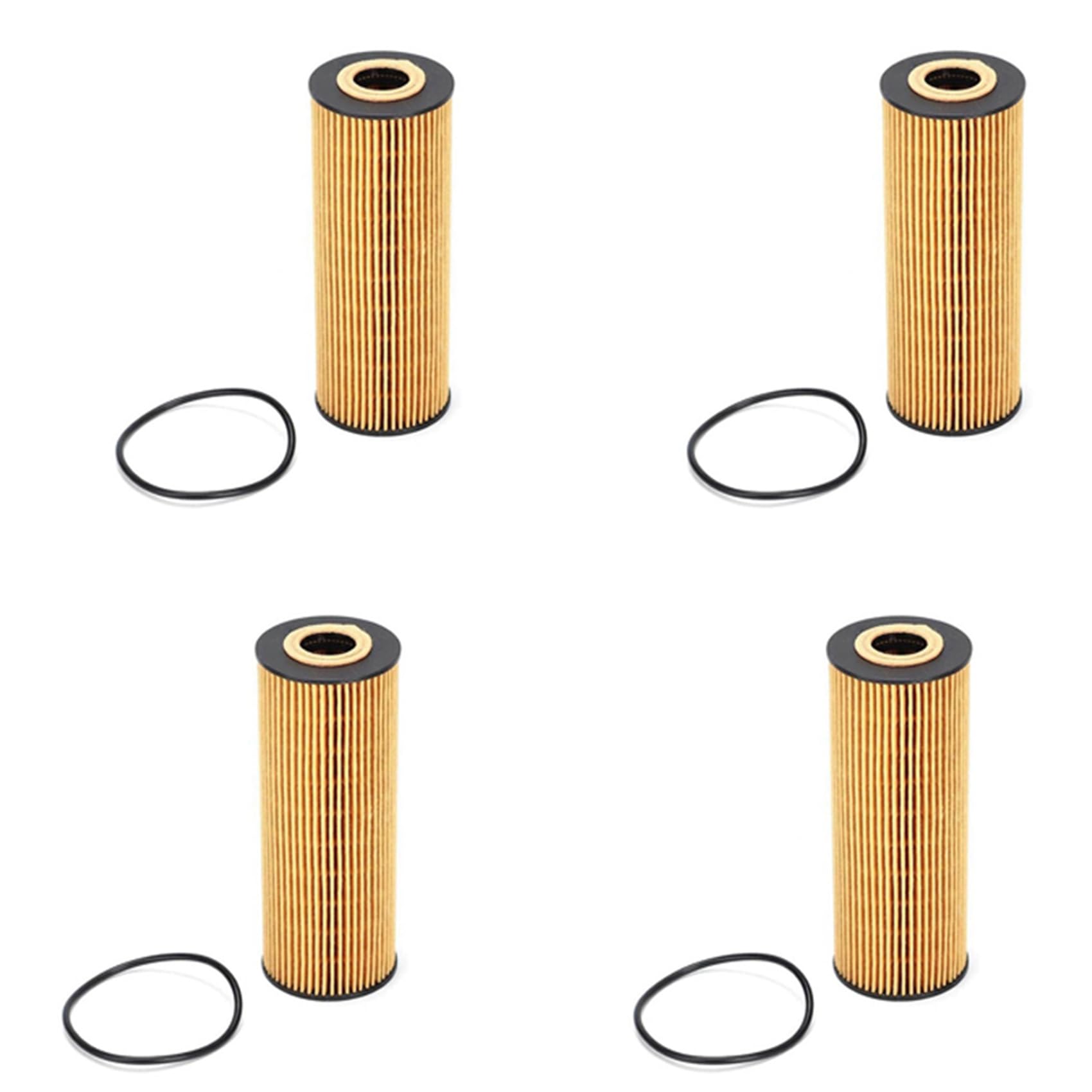 Fegtrtyoa 4X 1041800109 Motor öl Filter Kit für W124 W129 W140 R170 W202 von Fegtrtyoa