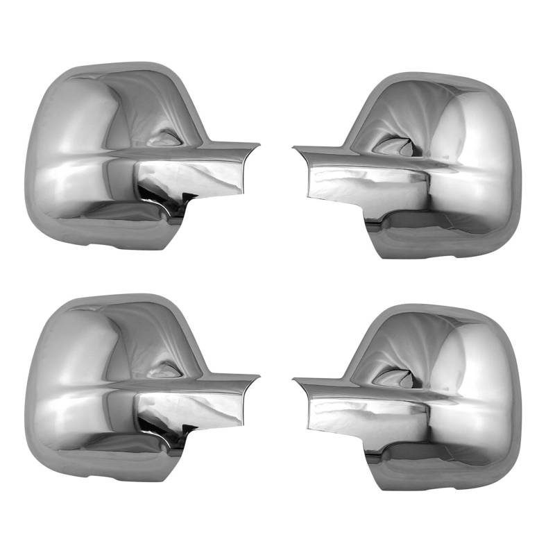 Fegtrtyoa 4X ABS Chrom Auto Seiten TüR RüCkspiegel RüCkansicht Abdeckung für Berlingo III/Rifter/Combo E/Partner II 2012-2018 von Fegtrtyoa
