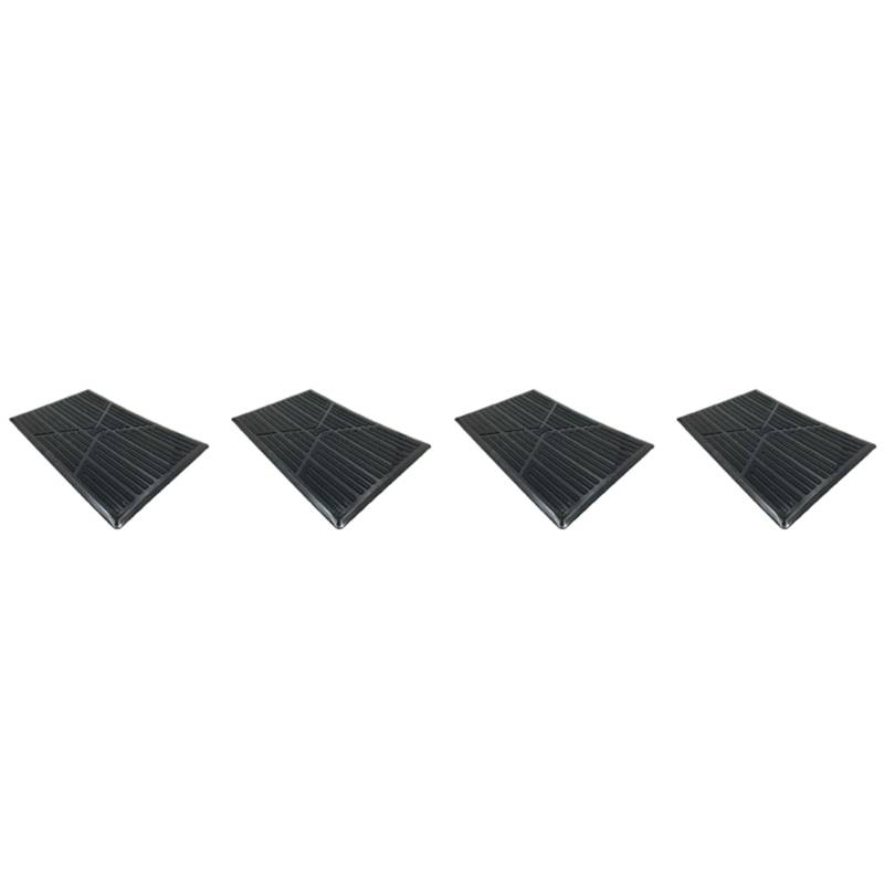 Fegtrtyoa 4X Universal Auto Bodenmatte Pad Ferse Fuß Pedal Patch Cover Anti-Rutsch-Pedalmatte - 25X16Cm von Fegtrtyoa