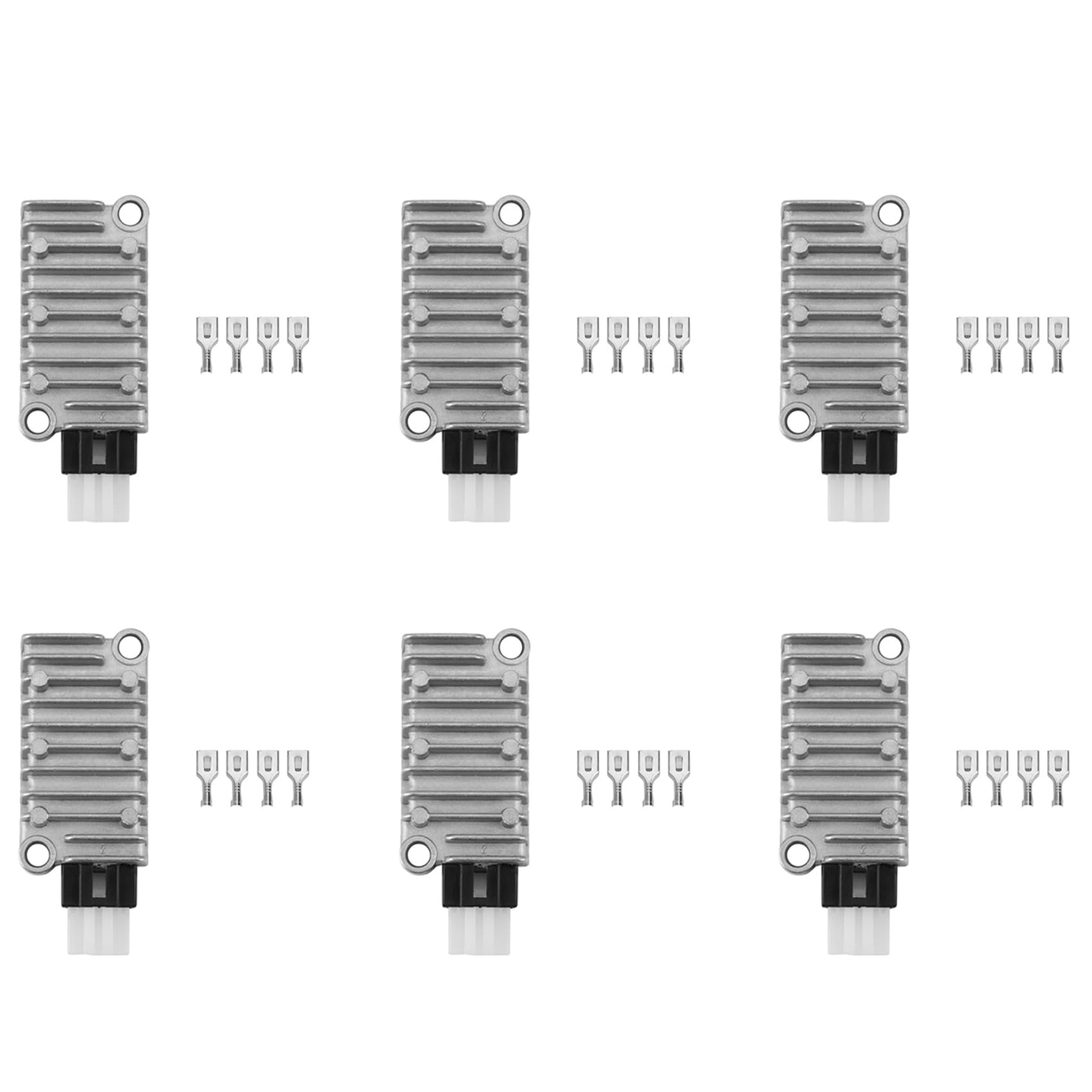 Fegtrtyoa 6X Motorrad Spannung Regler Gleichrichter für TTR250 TTR225 XJ600 TW200 TW225 TW125 FZR400 XT225 XT250 TDM850 von Fegtrtyoa
