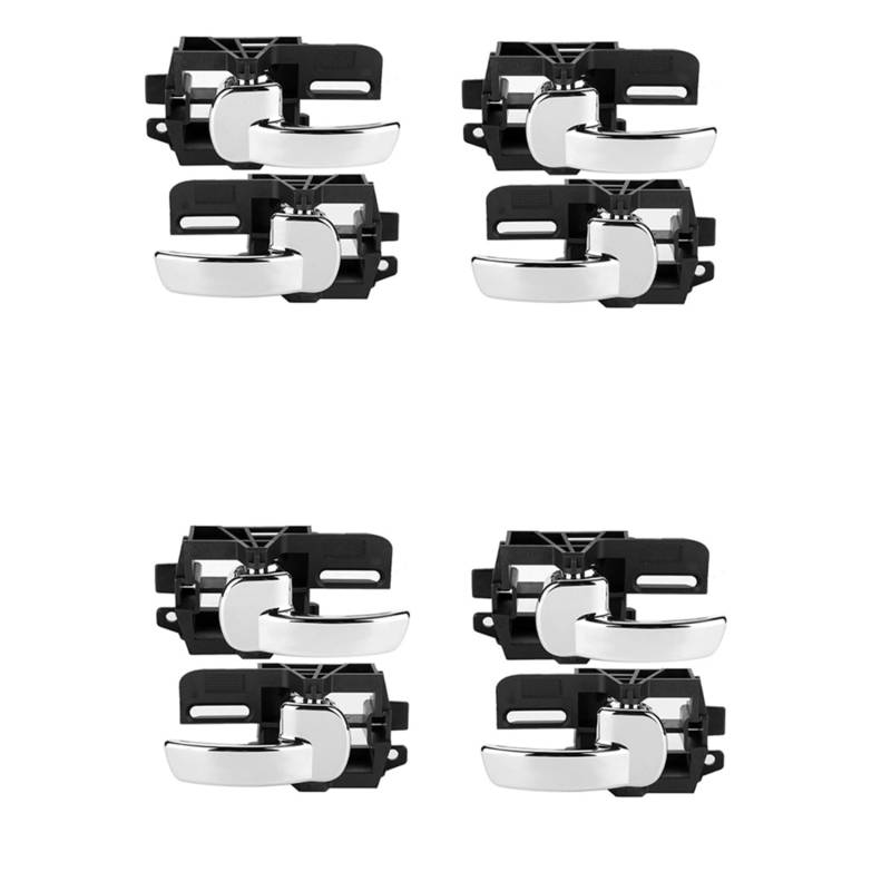 Fegtrtyoa 8X TüR Innen Innen Chrom Links Rechts für J10 2007-2013 80670JD00E 80671JD00E von Fegtrtyoa