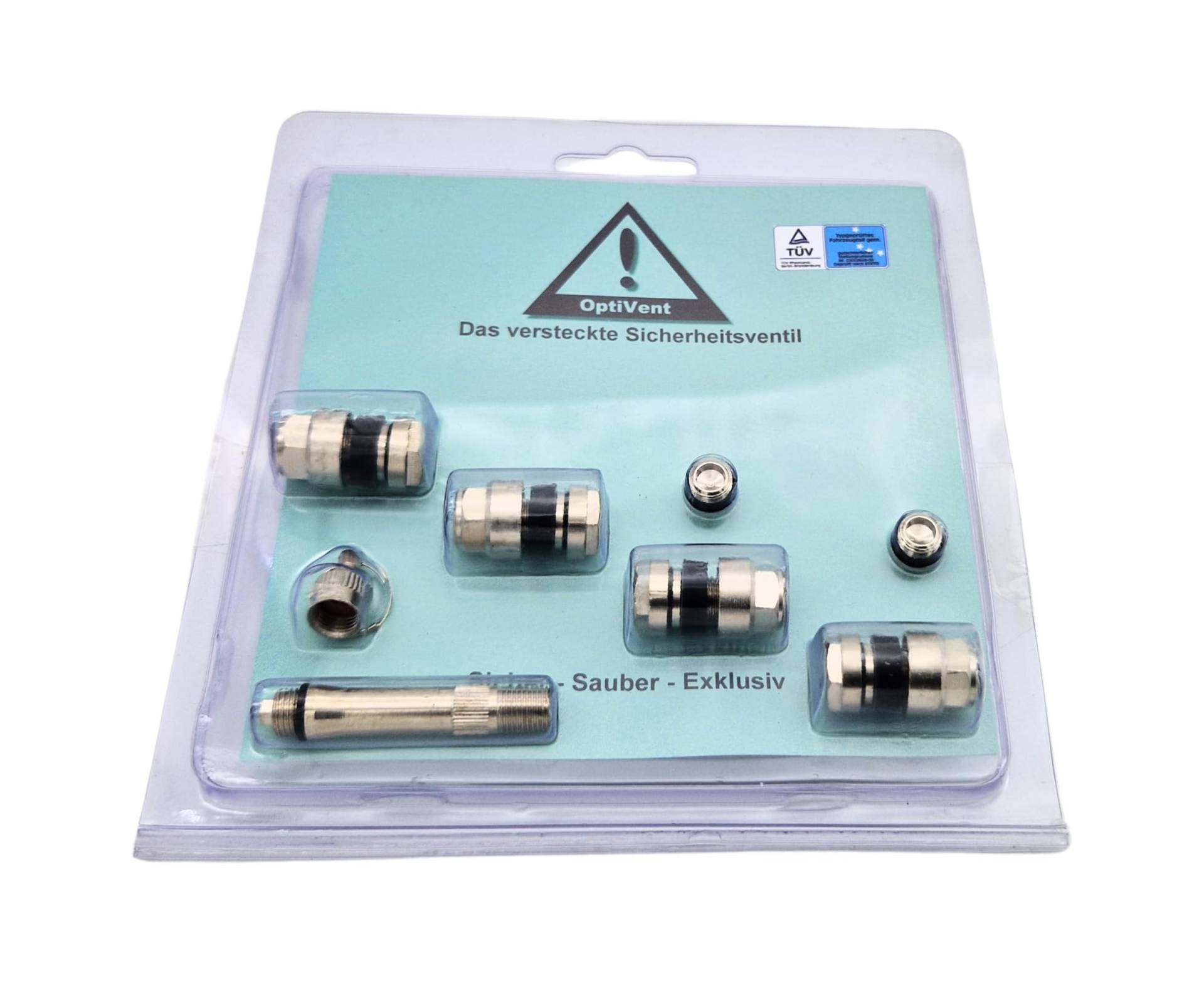 1x Set OptiVent versteckte unsichtbare Ventile 8,3mm Metallventil OZ BBS TÜV geprüft von Felgenfactory