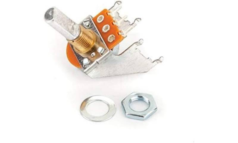 Fender 50K B Taper Snap-In-Potentiometer (D-Schaft), Orange von Fender