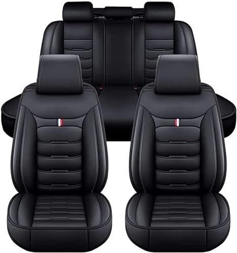FengyanY Autositzbezüge für Hyundai Santa Fe Ix35, komplette Sets Leder rutschfest wasserdicht atmungsaktiv Sitzschutz Innenzubehör,B von FengyanY