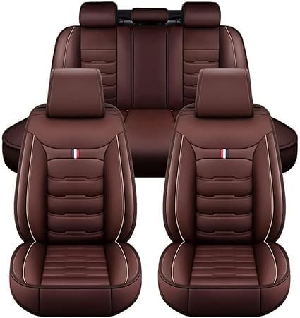 FengyanY Autositzbezüge für Infiniti Q50, komplette Sets Leder rutschfest wasserdicht atmungsaktiv Sitzschutz Innenzubehör,E von FengyanY