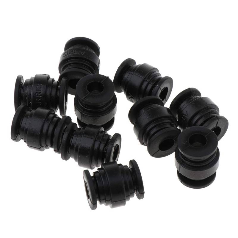 10 Stücke PTZ Stoßdämpfer Gummidämpfer Anti Shock Absorber für RC Flugzeug Drohne, Schwarz, wie beschrieben von Fenteer