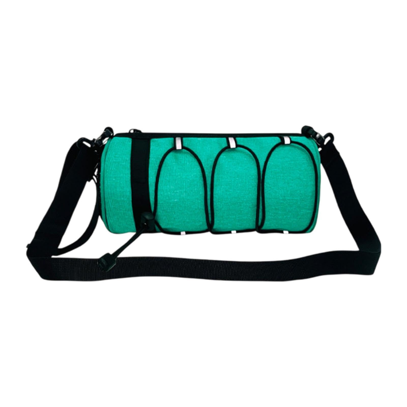 Fenteer Fahrradlenkertasche, Rahmentasche, Nylon-Fahrradrucksack, praktische wasserdichte Fahrrad-Fronttasche, Fahrrad-Lenkertasche für Rennrad, Cyangrün von Fenteer