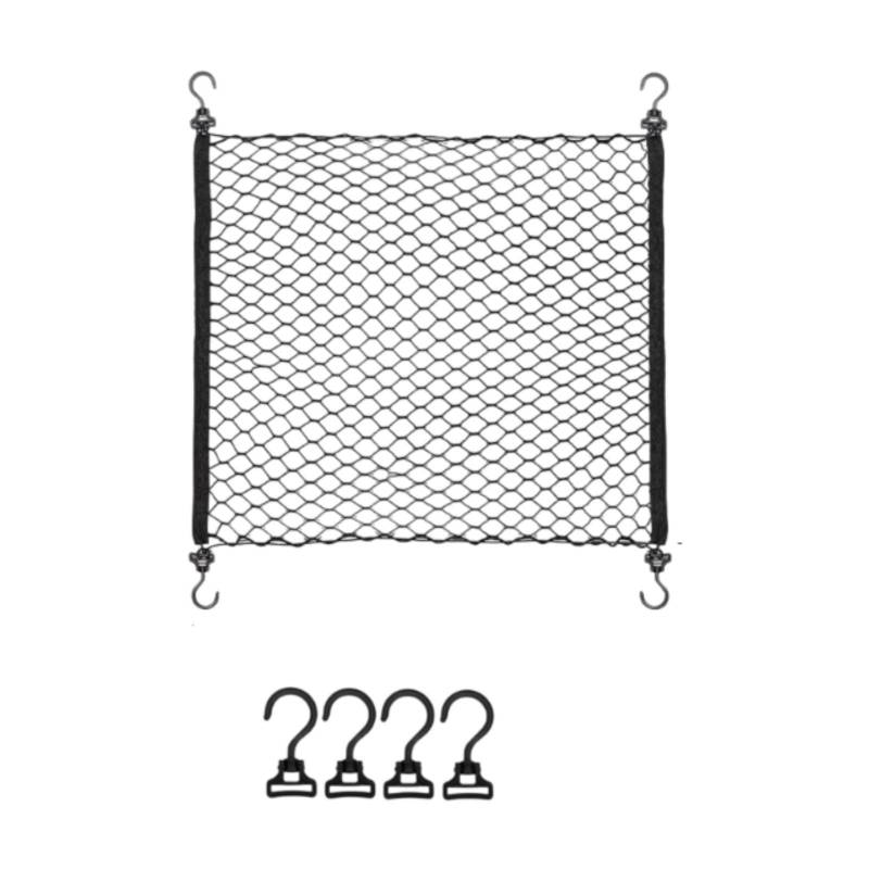 Fenteer Frachtnetz, Nylonnetz, Hochleistungsausrüstung, Maschenorganisator mit Haken für Gartenwagen Klappkarton Outdoor Camping, Style A von Fenteer