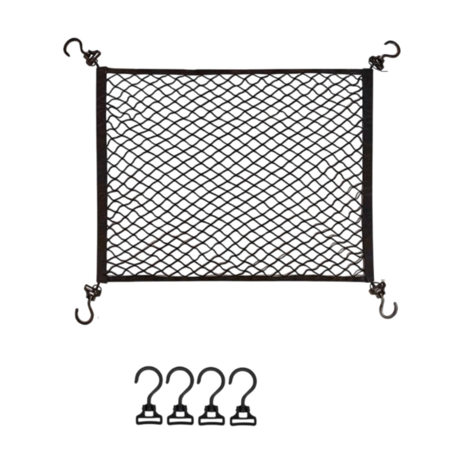 Fenteer Frachtnetz, Nylonnetz, Hochleistungsausrüstung, Maschenorganisator mit Haken für Gartenwagen Klappkarton Outdoor Camping, Style B von Fenteer