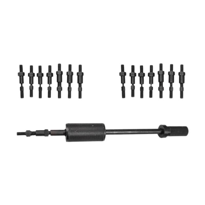 Fenteer Manuelles Stift Puller -Stiftentfernungswerkzeug Pull Hammer Kit, Hochleistungs -Profi, Ziehen Hammer Looking Taper Pin Entfernung Werkzeug, M3 bis M12 Innere von Fenteer