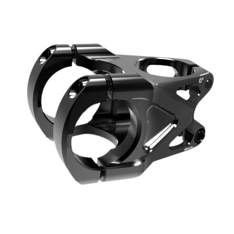 Fenteer Mountainbike -Stiel -Ersatz 0 Grad Einfach zu bedienen kurzer Lenkerstiel für 31,8 mm Lenker für Bergabstürze BMX, Schwarz von Fenteer