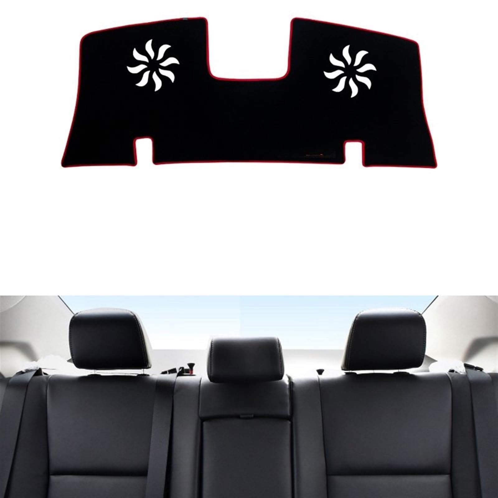 Armaturenbrett Matte Teppich Für Toyota Für Corolla E180 2014 2015 2016 2017 2018 Auto Dashboard Vermeiden Licht Pad Instrument Plattform Abdeckung Teppiche Shade Board Pad(After Red Side) von Feoosvx