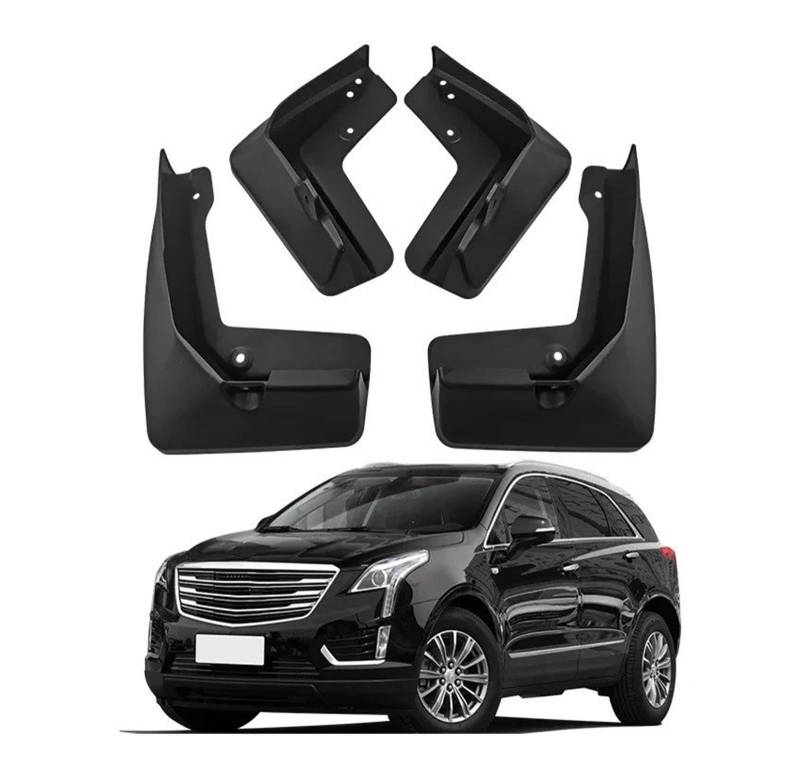 Auto Schmutzfänger Für Cadillac XT5 2017 2018 2019 2020 2021 Schlamm Flaps Splash Guards Für Fender Schmutzfänger Vorne Hinten Kotflügel 4 Teile/Satz Kotflügel von Feoosvx