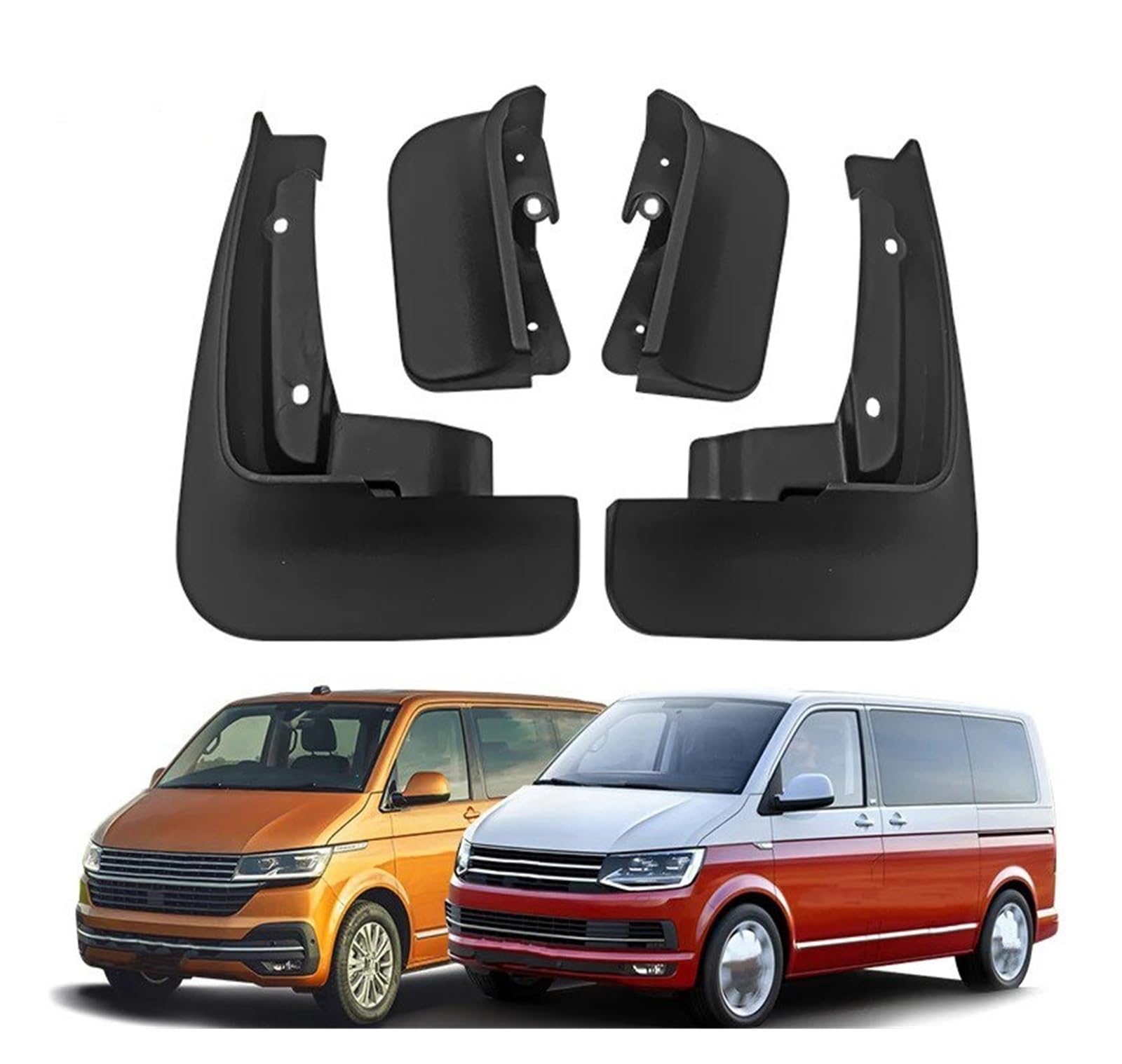 Auto Schmutzfänger Für VW Für Transporter Für Caravelle Für Multivan T5 T6 2008-2020 Schmutzfänger Für Kotflügel Vorne Hinten Kotflügel 4 Teile/Satz Kotflügel von Feoosvx