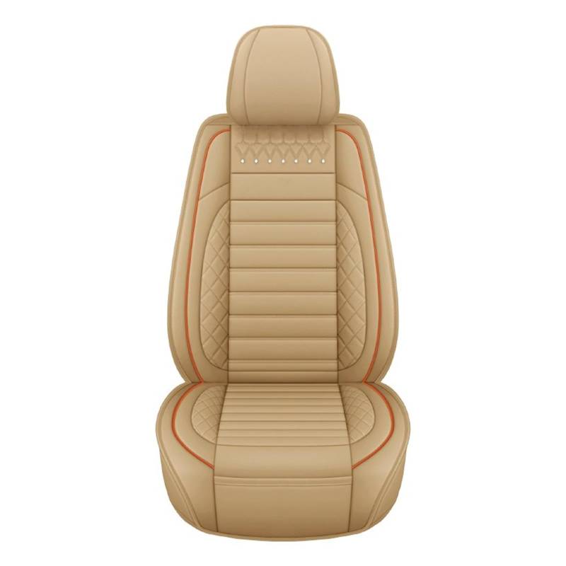 Auto-Sitzbezüge Für Chevrolet Für Onix Für Aveo T250 T300 Für Lacetti Für Niva Für Lanos Für Cobalt Für Cruze Auto Sitz Abdeckung Leder Auto-Schonbezug(1pcs-Beige) von Feoosvx