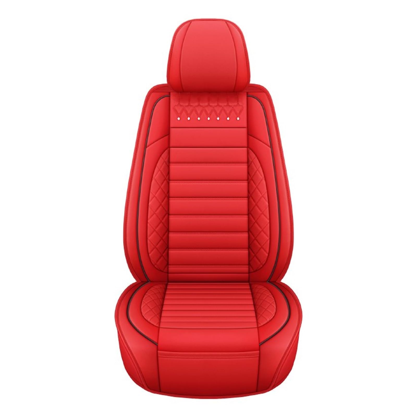 Auto-Sitzbezüge Für Chevrolet Für Onix Für Aveo T250 T300 Für Lacetti Für Niva Für Lanos Für Cobalt Für Cruze Auto Sitz Abdeckung Leder Auto-Schonbezug(1pcs-Red) von Feoosvx