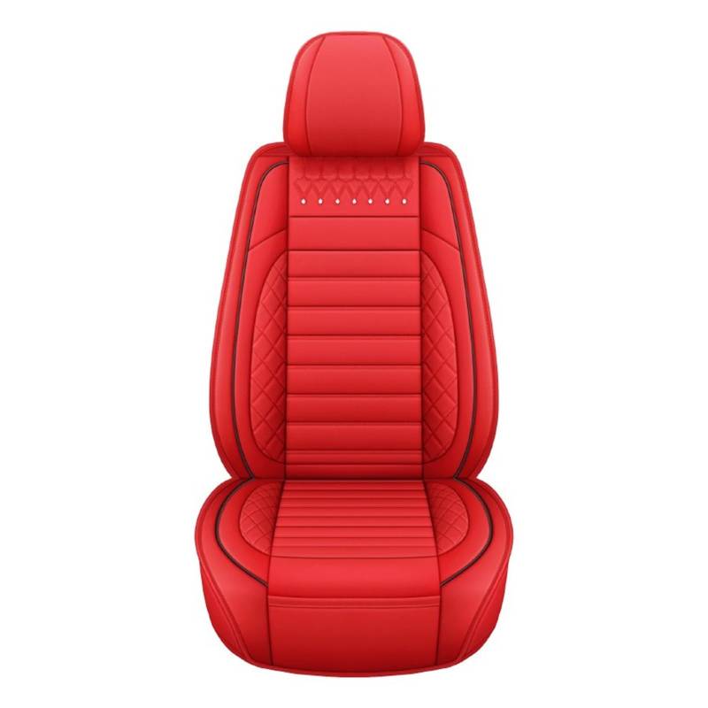 Auto-Sitzbezüge Für Chevrolet Für Onix Für Aveo T250 T300 Für Lacetti Für Niva Für Lanos Für Cobalt Für Cruze Auto Sitz Abdeckung Leder Auto-Schonbezug(1pcs-Red) von Feoosvx