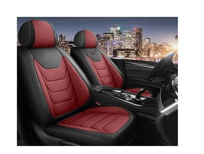 Auto-Sitzbezüge Für Civic Für Fit Für CRV Für XRV Für Accord Für Odyssey Für Jazz Für City Alle Modelle Universal Sitzbezug Auto-Schonbezug(Black red) von Feoosvx