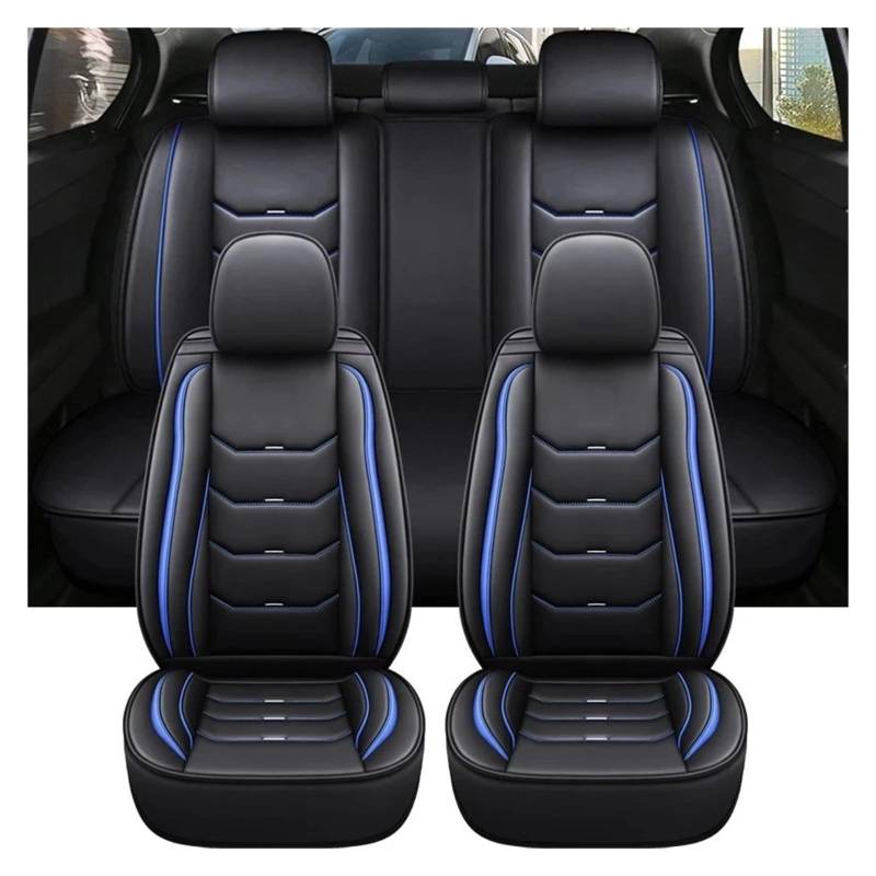 Auto-Sitzbezüge Für Haval H1 H2 H3 H4 H6 H7 H8 H9 H5 M6 H2S H6coupe Alle Modelle Universal Leder Autositzbezug Auto-Schonbezug(Black Blue) von Feoosvx