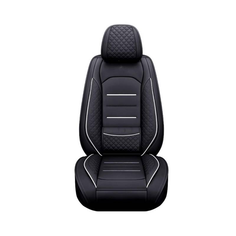 Auto-Sitzbezüge Für Land Für Rover Für Freelander 1 2 Für Defender Für Entdeckung 2 Auto Sitz Abdeckung Universelle wasserdichte Leder Auto Zubehör Auto-Schonbezug(1Pcs-Black) von Feoosvx